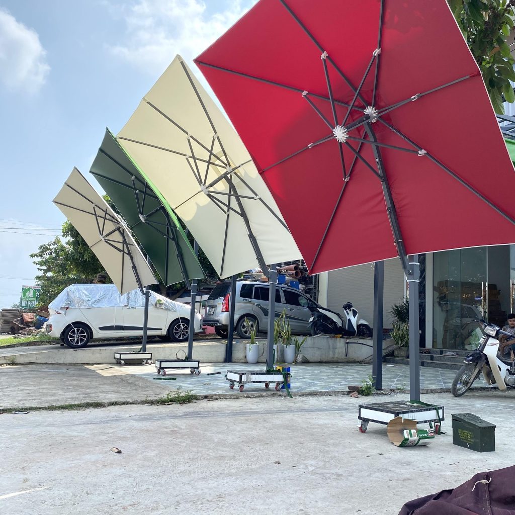 Vải bạt dù 600d làm dù che nắng