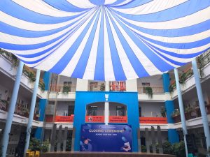 Dù che nắng sự kiện sân trường học ở Hạ Long