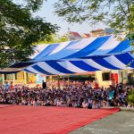 Dù che sự kiện sân trường ở Bình Định