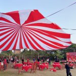 Dù che nắng sự kiện sân trường học ở TP. Phan Rang