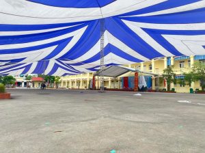 Dù che nắng sự kiện sân trường học ở Kiên Giang