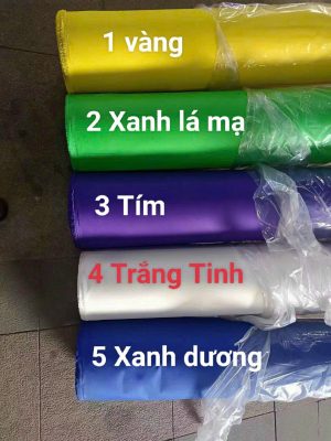 Mã màu vải bạt dù 420d polyester